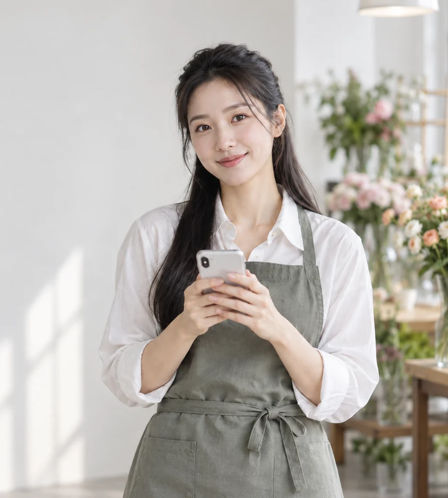 창원 개인돈 일수 상담을 휴대전화로 안내받는 고객