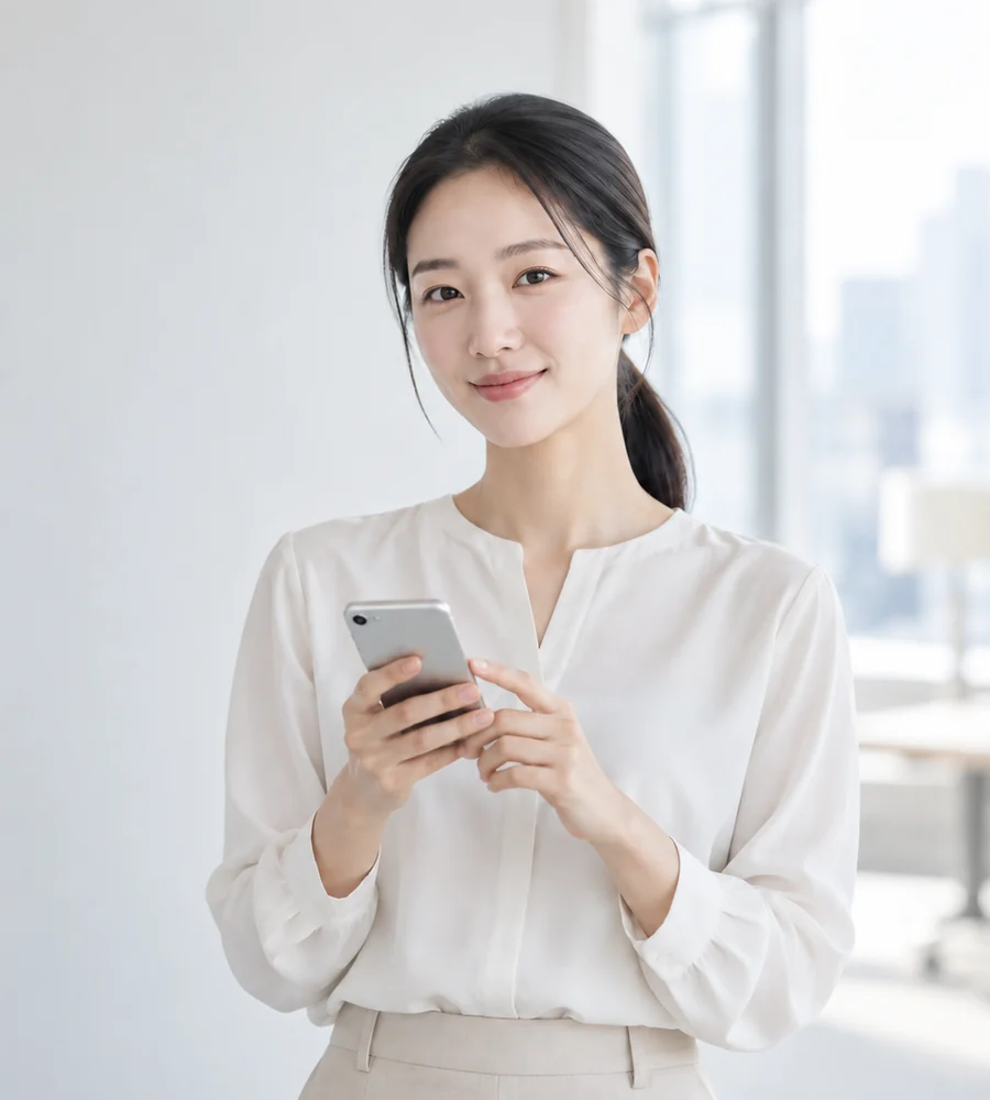 창원 개인돈 일수 상담을 휴대전화로 안내받는 고객